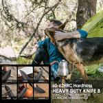 BRILLIRARE Pocket Knife, Folding Tactical Knives Blade 2.6in, Foldable Survival Small Knife with Clip, Button Lock & Glass Breaker, Everyday Carry EDC Knives for Hunting Camping Hiking