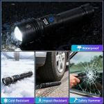 Rechargeable Flashlights High Lumens 99000, 2Pack Super Bright Flashlight Rechargeable, LED Flashlight Powerful, Handheld Tactical Flash Lights for Home, Christmas Gifts Stocking Stuffers for Men