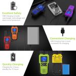 Topsung Walkie Talkies for Adults Long Range Rechargeable with NOAA Weather Alert, Multi-Purpose 2 Way Radios 4 Pack for Team Work Seniors Care Kids Adventure Family Camping Hiking Skiing Cruise