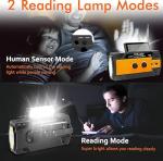 Emergency Weather Radio NOAA Alert with Battery Backup, Solar Hand Crank Radio 4000mAh Rechargeable Portable AM/FM/NOAA, LED Flashlight Reading Lamp, SOS Alarm, Phone Charger for Camping & Survival