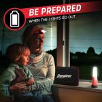 Energizer WeatheReady Power Outage Kit with 2-in-1 LED Flashlight Lantern, LED Headlamp, IPX4 Water-Resistant, Backup AA + AAA Batteries, Storage Case, Hurricane Preparedness Items