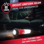 Energizer WeatheReady Power Outage Kit with 2-in-1 LED Flashlight Lantern, LED Headlamp, IPX4 Water-Resistant, Backup AA + AAA Batteries, Storage Case, Hurricane Preparedness Items