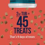 Stewart Beef Liver Dog Treats, 2 oz, ~45 Pieces, Freeze Dried Raw, Single Ingredient, 50% Protein Training Treats or Meal Topper in a Resealable Tub, Grain Free, Gluten Free