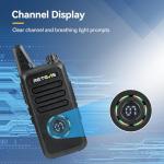 Retevis RT22S Walkie Talkies for Adults,Portable FRS Two-Way Radios(10 Pack) with 10 Way Multi Gang Charger, Handheld 2 Way Radio Rechargeable,Charging Progress Visible for Business Warehouse School