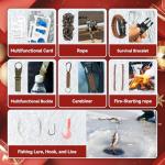 Survival Kits Advent Calendar, 2025 Christmas Countdown Advent Calendar Gift with Survival Kits for Outdoor Camping Fishing Hunting-Christmas Gift