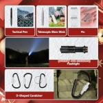 Survival Kits Advent Calendar, 2025 Christmas Countdown Advent Calendar Gift with Survival Kits for Outdoor Camping Fishing Hunting-Christmas Gift