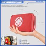 Mini Travel First Aid Kit, Emergency Kit with 201PCS First Aid Supplies and Waterproof Compact Bag, Survival Medical Kit for Home Car Office Camping Hiking