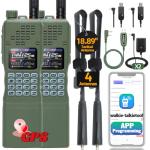 BAOFENG Radio AR-152 PRO Ham Radio Handheld 10W Rechargeable Walkie Talkies Long Range Two Way Radio NOAA Weather Radio with GPS,APP Programming Copy Frequency USB Charging Survival Radio(2 Pack)