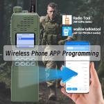 BAOFENG Radio AR-152 PRO Ham Radio Handheld 10W Rechargeable Walkie Talkies Long Range Two Way Radio NOAA Weather Radio with GPS,APP Programming Copy Frequency USB Charging Survival Radio(2 Pack)