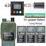 BAOFENG Radio AR-152 PRO Ham Radio Handheld 10W Rechargeable Walkie Talkies Long Range Two Way Radio NOAA Weather Radio with GPS,APP Programming Copy Frequency USB Charging Survival Radio(2 Pack)