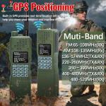 BAOFENG Radio AR-152 PRO Ham Radio Handheld 10W Rechargeable Walkie Talkies Long Range Two Way Radio NOAA Weather Radio with GPS,APP Programming Copy Frequency USB Charging Survival Radio(2 Pack)