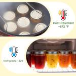 Canning Lids,12 Sets 3.39 inch（86mm） Jar Lids with Wide Mouth Jars,Upgrade Canning Lids with Rings,Split-Type with Leak Proof & Airtight,For Canning Food&Fruits DIY&Jam,Food Grade Material