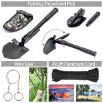 GPUSFAK Emergency Survival Kit, 144pcs Survival Gear with Molle Pouch for Camping Hiking for Men