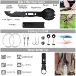 GPUSFAK Emergency Survival Kit, 144pcs Survival Gear with Molle Pouch for Camping Hiking for Men