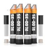 Personal Straw Water Filter to purify Water, Emergency Water Straws Portable Gear for Hiking, Camping, Travel, Fishing, Outing and Emergency Preparedness （4 Water Filters + 2 Filter Cartridges）