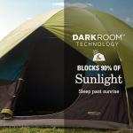 Coleman Sundome Dark Room 4/6 Person Tent, Blocks 90% of Sunlight to Keep Inside Cool, Weatherproof Tent with Rainfly Sets Up in Minutes