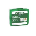 CURAD Compact First Aid Kit, 75 Pieces, Travel Size Emergency Medical Kit, Includes Bandages, Antiseptic Wipes, Gauze and Alcohol Swabs, First Aid Essentials for Home, Car and Outdoor Use, 1 Count