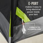Coleman Sundome Dark Room 4/6 Person Tent, Blocks 90% of Sunlight to Keep Inside Cool, Weatherproof Tent with Rainfly Sets Up in Minutes