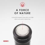 NEBO SLYDE+ Flashlight (2nd Gen) | 400 Lumens, 7 Light Modes, Bright COB Work Light & LED Tactical Flashlight, Magnetic Base, Great for Camping, Water Resistant, Includes 4x AAA Alkaline Batteries