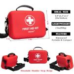 First Aid Kit 340 Piece, Premium Waterproof Hard Shell Medical Kit for Car, Home, Office, Travel, Camping, Sports, Outdoor, School - Emergency First Aid Supplies and Survival Kit