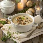 Amazon Fresh, Condensed Cream of Mushroom Soup, 10.5 Oz (Previously Happy Belly, Packaging May Vary)