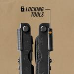 Gerber Gear Multi-Plier 600 - 14-in-1 Multitool with Sheath, Needlenose Pliers, Screwdriver, Serrated Knife, Wire Crimper, Bottle Opener, Can Opener & More - Made in USA - Black with Sheath