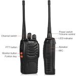 Baofeng Radio 888S Walkie Talkies Rechargeable Walkie-Talkies Long Range with Earpieces for Adults, 2 Way Radios Kids walkie talkies 2 Pack