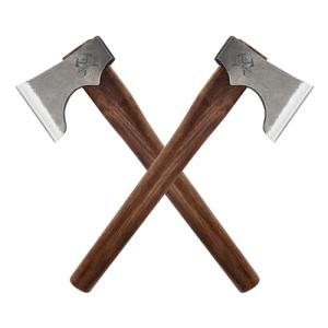 THRWCLUB Competition Throwing Axe, 2 Pack 16.5" Throwing Axes with 1065 High Carbon Steel & Wooden Handle, Perfect for Axe Throwing Game, Competition and Recreation, Gift for Men