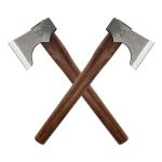 THRWCLUB Competition Throwing Axe, 2 Pack 16.5" Throwing Axes with 1065 High Carbon Steel & Wooden Handle, Perfect for Axe Throwing Game, Competition and Recreation, Gift for Men