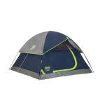 Coleman Sundome Camping Tent with Rainfly, 2/3/4/6 Person Tent Sets Up in 10 Mins, Weatherproof Shelter for Camping, Festivals, Backyard, Sleepovers, & More