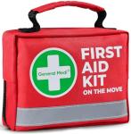 General Medi First Aid Kit - 150 Pieces Small Compact First Aid Kit Bag - Includes Instant Cold Pack, Emergency Blanket for Travel, Home, Office, Vehicle, Camping