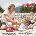 General Medi First Aid Kit - 150 Pieces Small Compact First Aid Kit Bag - Includes Instant Cold Pack, Emergency Blanket for Travel, Home, Office, Vehicle, Camping