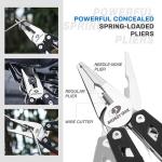 MOSSY OAK Multitool, 21-in-1 Stainless Steel Pocket Knife with G10 Handle, Screwdriver Sleeve, Self-locking Pliers with Sheath-Perfect for Outdoor, Survival, Camping, Hiking, Simple Repair