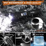 Flashlight 20000 High Lumens Rechargeable - LED Flash Light with LCD Display XHM77.2 Super Bright Police Powerful Linterna | 5 Modes & Adjustable Focus | IP67 Waterproof for Emergency Camping