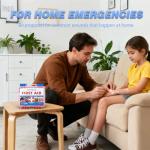 TLIEAO Mini First Aid Kit - 150 Pieces Emergency Medical Kit for Home, Car, Travel, Camping, Truck, Hiking, Sports, Office, Vehicle & Outdoor Emergencies