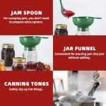 QPMR 21.5 QT Stainless Steel Canning Pot with Lid and Rack, Stainless Steel Water Bath Canner,Canning Supplies Starter Kit and Canning Tools Set for Beginnner,Gift for Mom/Wife