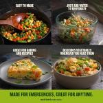 Freeze-Dried Mixed Vegetables – #10 Can | 25-Year Shelf Life | Emergency Food | Premium Non-GMO Blend