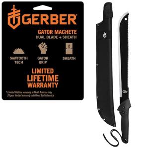 Gerber Gator Machete 25" with Sheath and Grip