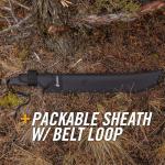 Gerber Gator Machete 25" with Sheath and Grip