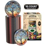 50Pcs Canning Lids Regular Mouth, Superb Canning Lids Not Easy to Rust Excellent Air Tightness, Thick Mason Jar Lids Prevent Warping - Food Grade Material (Blue)