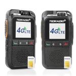 TIDRADIO TD-G100 Rapid Unlimited Range 4G LTE PoC Walkie Talkies Long Range with SIM Cards, Nationwide 5000 Miles Two Way Radios, Global PTT for Family, Logistics, Truck Fleet,Construction site,2 Pack