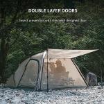 Naturehike Massif Hot Tent with Stove Jack, Waterproof Windproof 4 Season Tent, 2/4 Person Cold Weather Winter Tents for Camping