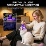 PASIION EDC Flashlight Rechargeable,800 Lumen Small Flashlight with Magnetic Clip & Base, 11 Modes LED Flashlight,Glass Breaker&Bottle Opener, USB-C Flashlight for Working,Home and Emergency