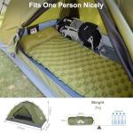 Night Cat Upgraded Backpacking Tents 2 Persons Easy Clip Setup Camping Tent Adults Scouts Heavy Rainproof Compact Lightweight,Double-Size