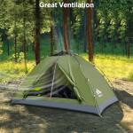 Night Cat Upgraded Backpacking Tents 2 Persons Easy Clip Setup Camping Tent Adults Scouts Heavy Rainproof Compact Lightweight,Double-Size