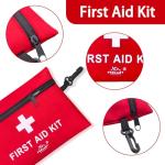 152 Piece Small First Aid Kit, Travel Size First Aid Kit TSA Approved, Mini Forst aid kit for Home, Car, Travel, Camping, Truck, Sports, Office, Hiking Med Kit for Backpack;Gift for Grandma.