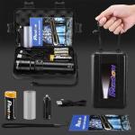 PHIXTON Rechargeable Flashlights 10000 High Lumens Long Range 3280 FT, Super Bright USB C LED Flashlight Long Lasting 15 Hours, Powerful Multifunctional Strong Flash Lights, for Camping