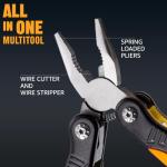 12-in-1 Mini Multitool Knife for EDC & Camping