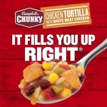 Campbell's Chunky Soup, Chicken Tortilla Soup with Grilled White Meat Chicken, 18.6 Oz Can