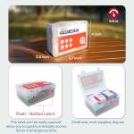 First Aid Kit Refill - Extra Replacement Supplies for First Aid Kits, Loose Packed Restock Supply Pack -77 Piece